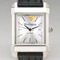 West Virginia University Men's Collegiate Watch with Leather Strap - Image 1