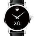 Chi Omega Women's Movado Museum with Leather Strap - Image 1