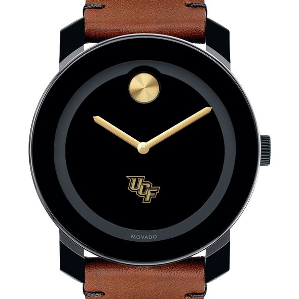 University of Central Florida Men's Movado BOLD with Brown Leather Strap - Image 1
