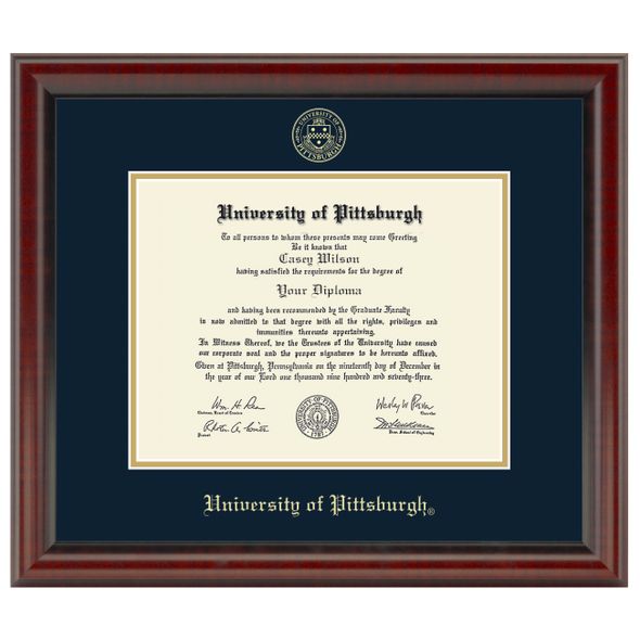 Pitt Diploma Frame, the Fidelitas - Image 1
