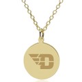 Dayton 18K Gold Pendant & Chain - Image 1