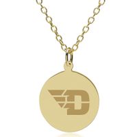 Dayton 18K Gold Pendant & Chain