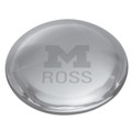 Michigan Ross Glass Dome Paperweight by Simon Pearce - Image 2