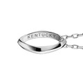 University of Kentucky Monica Rich Kosann Poesy Ring Necklace in Silver - Image 3