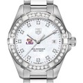 click to view Louisiana State University W's TAG Heuer Steel Aquaracer with MOP Dia Dial & Bezel - Image 1