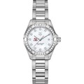 click to view Louisiana State University W's TAG Heuer Steel Aquaracer with MOP Dia Dial & Bezel - Image 2