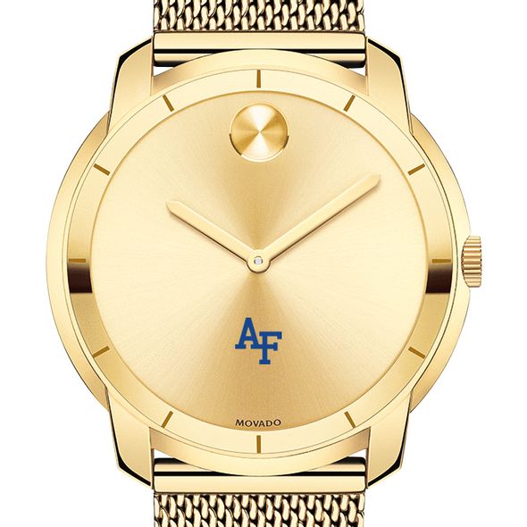 US Air Force Academy Men's Movado Gold Bold 44