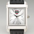 WashU Men's Collegiate Watch with Leather Strap - Image 1