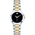 Illinois Women's Movado Collection Two-Tone Watch with Black Dial - Image 2