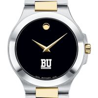 BU Men's Movado Collection Two-Tone Watch with Black Dial
