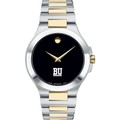 BU Men's Movado Collection Two-Tone Watch with Black Dial - Image 2