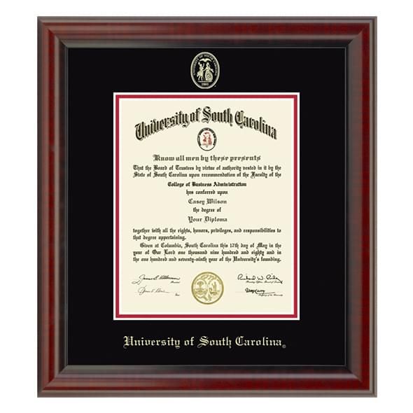 University of South Carolina Diploma Frame, the Fidelitas - Image 1