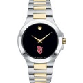 St. John's Men's Movado Collection Two-Tone Watch with Black Dial - Image 2