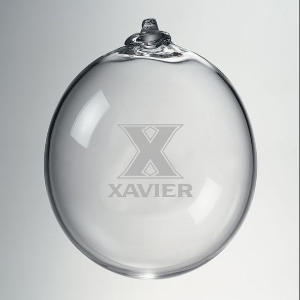 Xavier Glass Ornament by Simon Pearce - Image 1