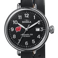 click to view Wisconsin Shinola Watch, The Birdy 38mm Black Dial - Image 1