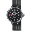 click to view Wisconsin Shinola Watch, The Birdy 38mm Black Dial - Image 2