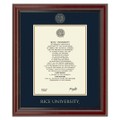Rice University Diploma Frame, the Fidelitas - Image 1