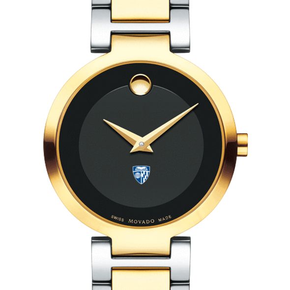 Johns Hopkins University Women's Movado Two-Tone Modern Classic Museum with Bracelet