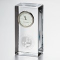 Creighton Tall Glass Desk Clock by Simon Pearce - Image 1