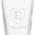 East Tennessee State University 16 oz Pint Glass- Set of 4 - Image 3