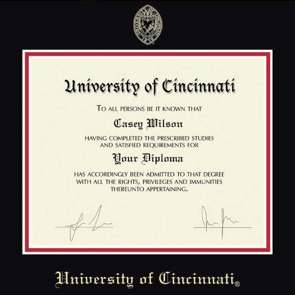 Official Cincinnati Diploma Frame, the Fidelitas Graduation Gift