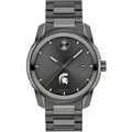 Michigan State University Men's Movado BOLD Gunmetal Grey with Date Window - Image 2