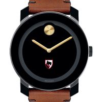 Carnegie Mellon University Men's Movado BOLD with Brown Leather Strap