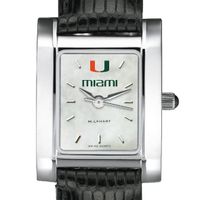 University of Miami Women's MOP Quad with Leather Strap