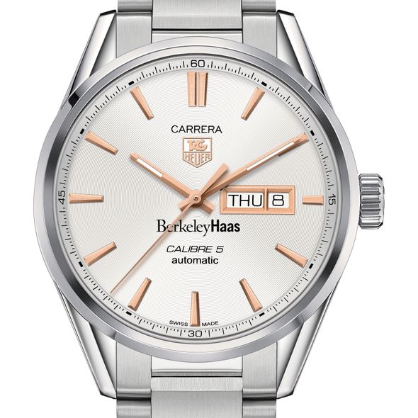 Berkeley Haas Men's TAG Heuer Day/Date Carrera with Silver Dial & Bracelet