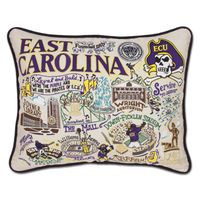ECU Embroidered Pillow