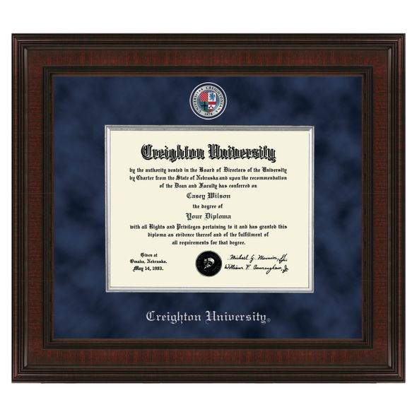 Creighton Diploma Frame - Excelsior - Image 1