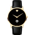 Texas A&M University Men's Movado Gold Museum Classic Leather - Image 2