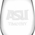 ASU Stemless Wine Glasses Made in the USA - Set of 4 - Image 3
