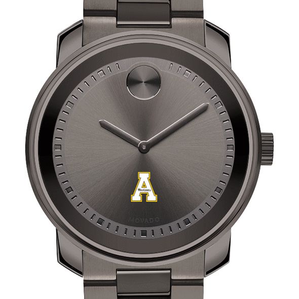 Appalachian State Men's Movado BOLD Gunmetal Grey - Image 1