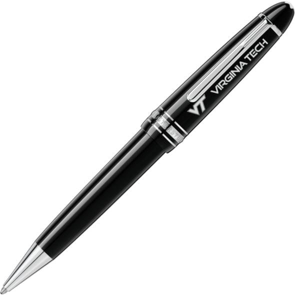 Virginia Tech Montblanc Meisterstück LeGrand Ballpoint Pen in Platinum