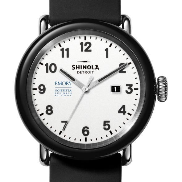 Emory Goizueta Business School Shinola Watch, The Detrola 43mm White Dial at M.LaHart & Co. - Image 1