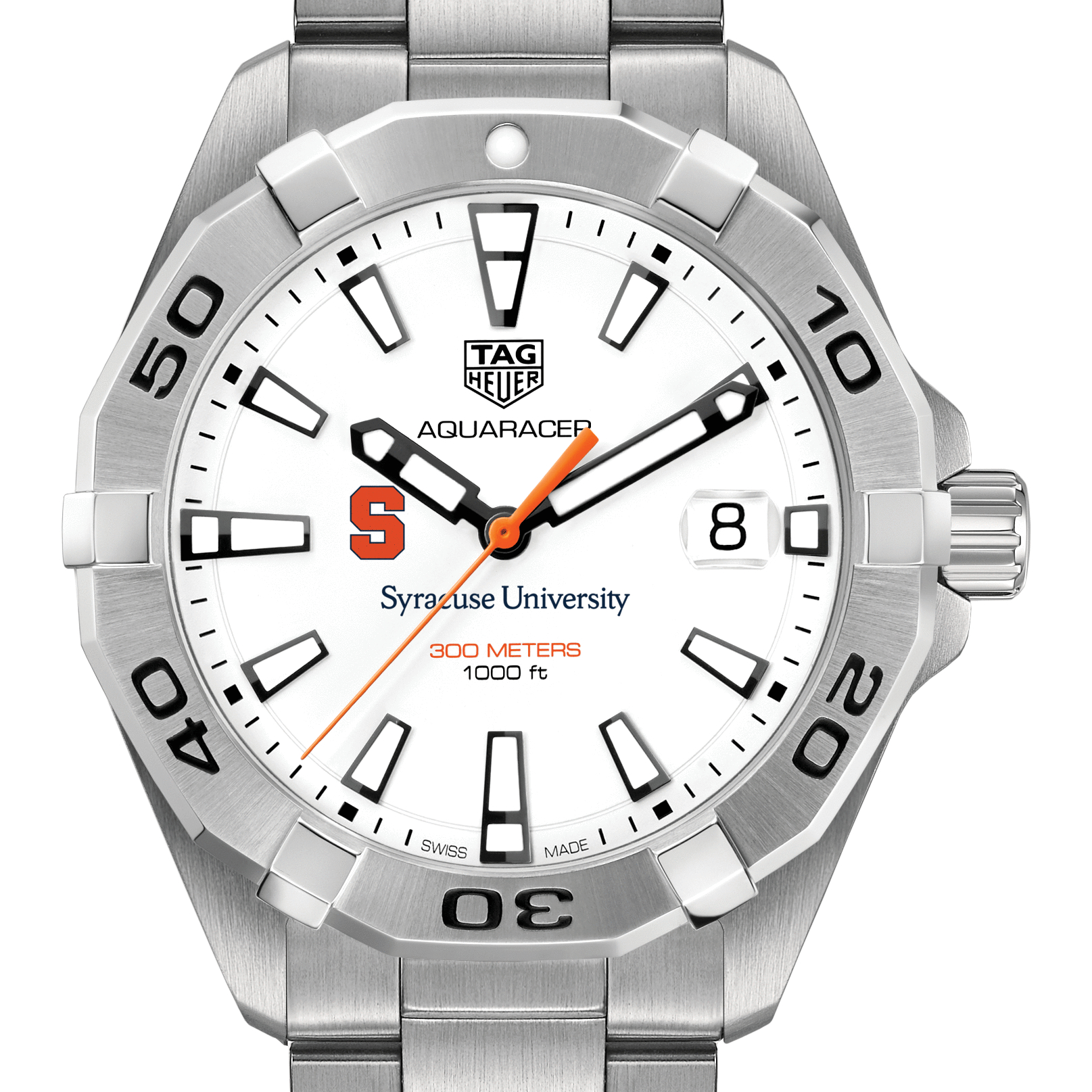 Syracuse University Men's TAG Heuer Steel Aquaracer