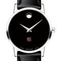 University of South Carolina Women's Movado Museum with Leather Strap - Image 1