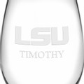 LSU Stemless Wine Glasses Made in the USA - Set of 2 - Image 3