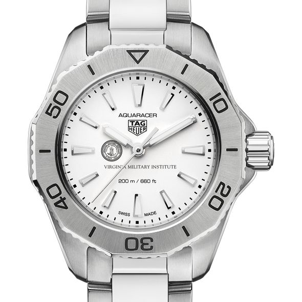 VMI Women's TAG Heuer Steel Aquaracer with Silver Dial - Image 1