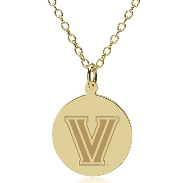 Villanova 14K Gold Pendant & Chain - Image 1