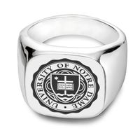 Notre Dame Sterling Silver Square Cushion Ring
