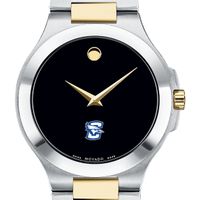 Creighton Men's Movado Collection Two-Tone Watch with Black Dial