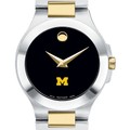 Michigan Women's Movado Collection Two-Tone Watch with Black Dial - Image 1