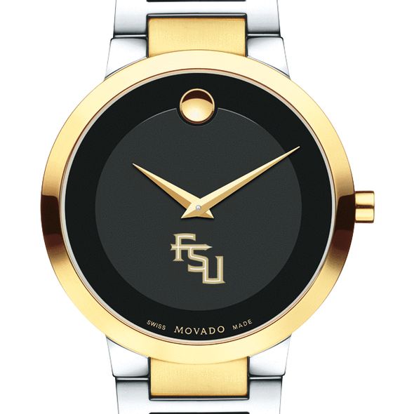 Florida State University Men's Movado Two-Tone Modern Classic Museum with Bracelet