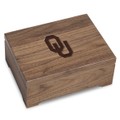 University of Oklahoma Solid Walnut Desk Box - Image 1