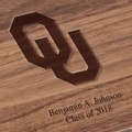 University of Oklahoma Solid Walnut Desk Box - Image 2