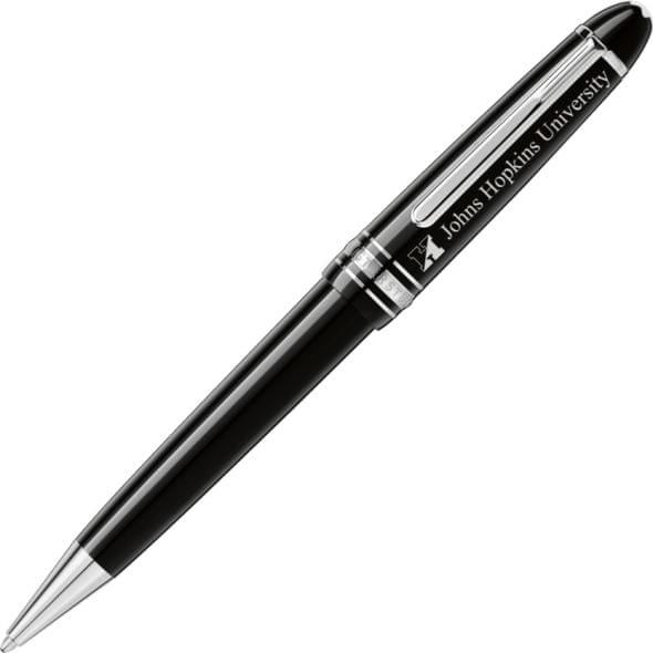 Johns Hopkins University Montblanc Meisterstück Midsize Ballpoint Pen in Platinum