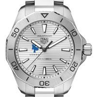 USMMA Men's TAG Heuer Steel Aquaracer with Silver Dial