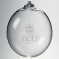 ECU Glass Ornament by Simon Pearce - Image 2